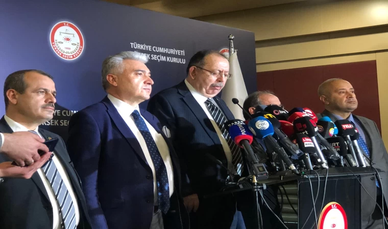 YSK Başkanı Yener, kesin sonuçlar için tarih verdi