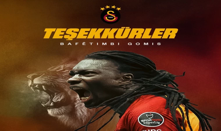 Galatasaray, Bafetimbi Gomis'e teşekkür etti  