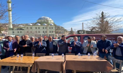 Cumhur İttifakı Gülnar Belediye Başkan Adayı Fatih Önge’ye Kuskan’da büyük ilgi