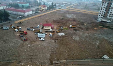 Ebrar Sitesi'nin son hali havadan görüntülendi
